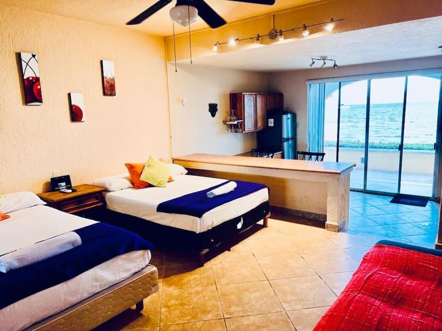 Punta Me Apartment Beach Front In The Hotel & Waterpark Cancún Exterior foto